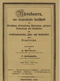 Siebenpfeiffers Zeitschrift "Rheinbaiern" aus dem Jahr 1830