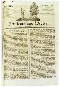 Die Zeitung "Der Bote aus dem Westen" von Siebenpfeiffer