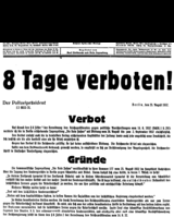 „Die rote Fahne“ vom 26. August 1932